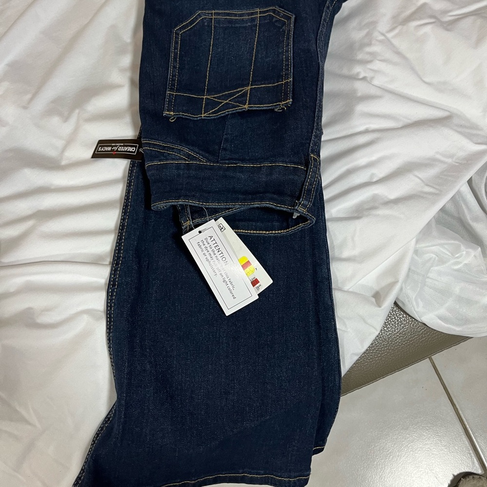 Dark Blue Denim Jeans